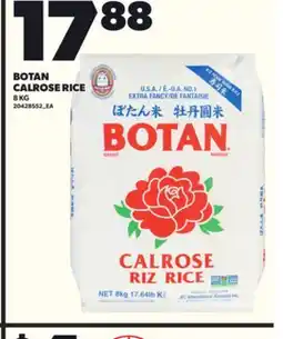 Loblaws BOTAN CALROSE RICE, 8 KG offer