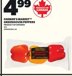 Loblaws FARMER'S MARKET GREENHOUSE PEPPERS, 3's offer