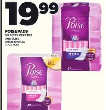 Loblaws POISE PADS offer