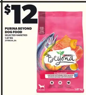 Loblaws PURINA BEYOND DOG FOOD offer