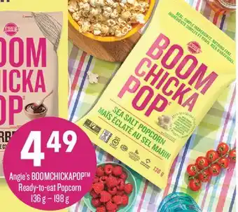 Fortinos ANGIE'S BOOMCHICKAPOP READY-TO-EAT POPCORN, 136 G–198 G offer