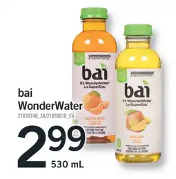 Fortinos BAI WONDERWATER, 530 ML offer