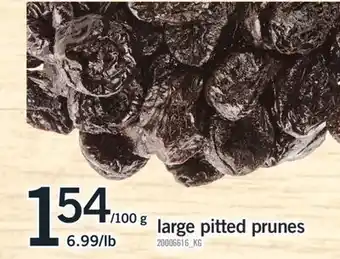 Fortinos LARGE PITTED PRUNES offer