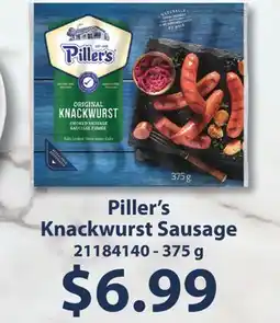 Fortinos PILLER'S KNACKWURST SAUSAGE, 375 G offer