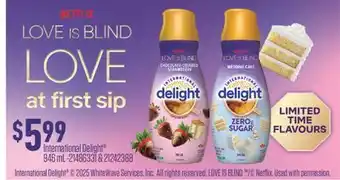 Fortinos INTERNATIONAL DELIGHT offer