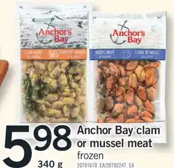Fortinos ANCHOR BAY CLAM OR MUSSEL MEAT, 340 G offer