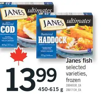 Fortinos JANES FISH, 450-615 G offer