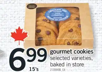 Fortinos GOURMET COOKIES, 15'S offer