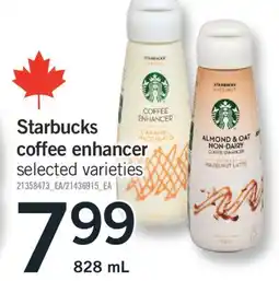 Fortinos STARBUCKS COFFEE ENHANCER, 828 ML offer