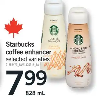Fortinos STARBUCKS COFFEE ENHANCER, 828 ML offer