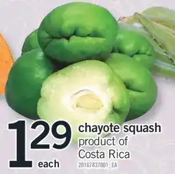 Fortinos CHAYOTE SQUASH offer