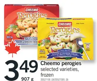 Fortinos CHEEMO PEROGIES, 907 G offer