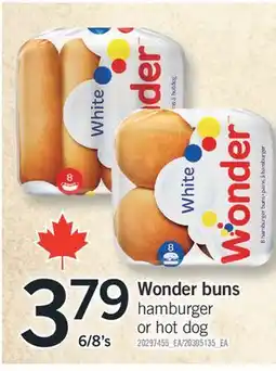Fortinos WONDER BUNS, 6/8'S offer