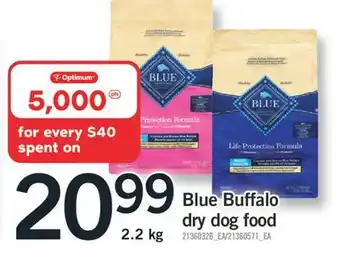 Fortinos BLUE BUFFALO DRY DOG FOOD, 2.2 KG offer