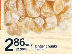 Fortinos GINGER CHUNKS offer