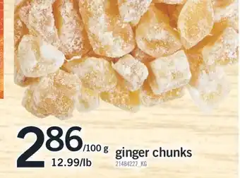 Fortinos GINGER CHUNKS offer