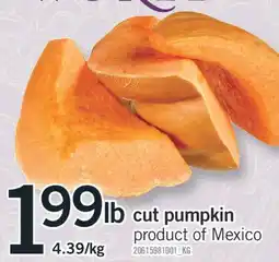 Fortinos CUT PUMPKIN offer