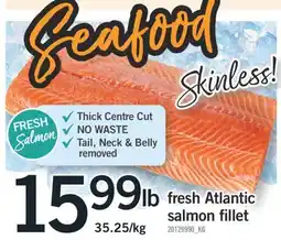 Fortinos FRESH ATLANTIC SALMON FILLET offer