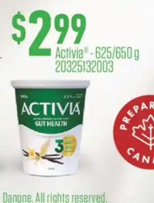 Fortinos ACTIVIA , 625/650 G offer