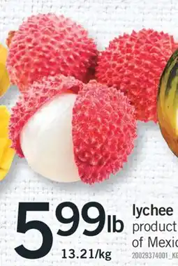 Fortinos LYCHEE offer