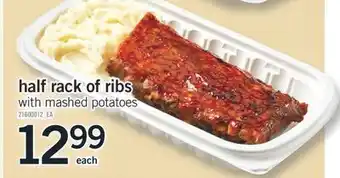 Fortinos HALF RACK OF RIBS offer