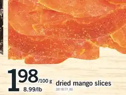 Fortinos DRIED MANGO SLICES offer