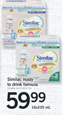 Fortinos SIMILAC READY TO DRINK FORMULA, 16X235 ML offer