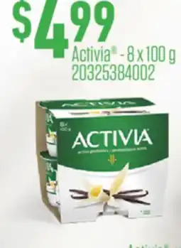 Fortinos ACTIVIA , 8 X 100 G offer
