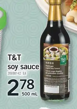 Fortinos T & T SOY SAUCE, 500 ML offer