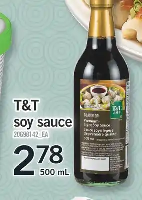Fortinos T & T SOY SAUCE, 500 ML offer