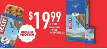 Fortinos CLIF BAR ENERGY BARS, 12 X 68G offer