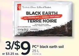 Fortinos PC BLACK EARTH SOIL, 25 L offer