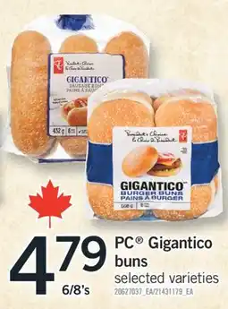 Fortinos PC GIGANTICO BUNS, 6/8'S offer