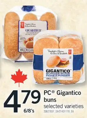 Fortinos PC GIGANTICO BUNS, 6/8'S offer