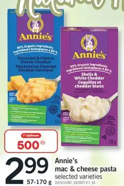Fortinos ANNIE'S MAC & CHEESE PASTA, 57-170 g offer