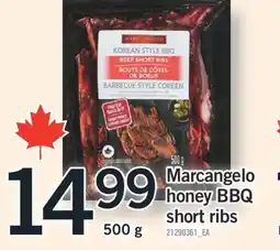 Fortinos MARCANGELO HONEY BBQ SHORT RIBS, 500 G offer