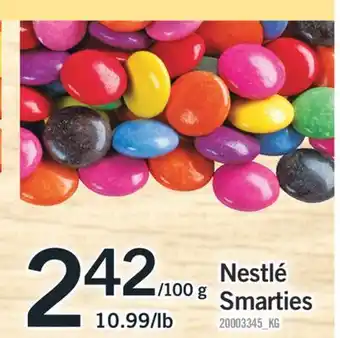Fortinos NESTLÉ SMARTIES offer