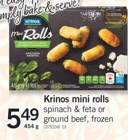 Fortinos KRINOS MINI ROLLS, 454 G offer