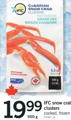 Fortinos IFC SNOW CRAB CLUSTERS, 500 G offer
