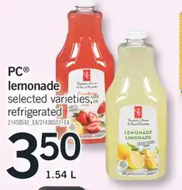 Fortinos PC LEMONADE, 1.54 L offer