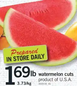 Fortinos WATERMELON CUTS offer