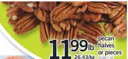 Fortinos PECAN HALVES OR PIECES offer
