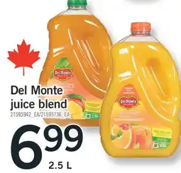 Fortinos DEL MONTE JUICE BLEND, 2.5 L offer