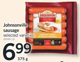 Fortinos JOHNSONVILLE SAUSAGE, 375 G offer