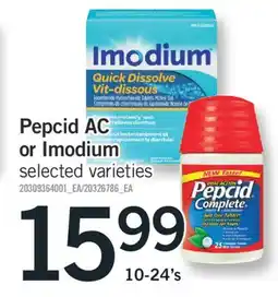 Fortinos PEPCID AC OR IMODIUM, 10-24'S offer