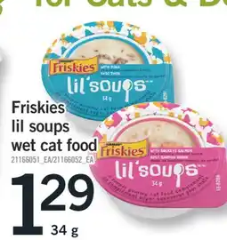 Fortinos FRISKIES LIL SOUPS WET CAT FOOD, 34 G offer