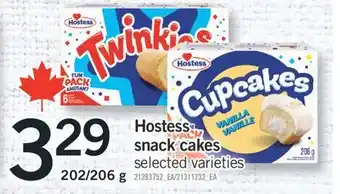 Fortinos HOSTESS SNACK CAKES, 202/206 G offer