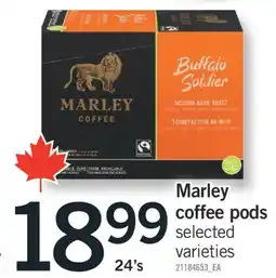 Fortinos MARLEY COFFEE PODS, 24's offer