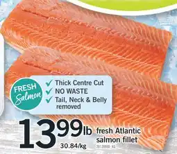 Fortinos FRESH ATLANTIC SALMON FILLET offer