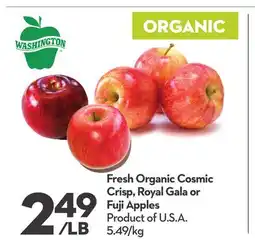 Longo's Fresh Organic Cosmic Crisp, Royal Gala or Fuji Apples offer